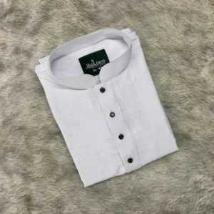 খাদি সলিড পাঞ্জাবি (সাদা)